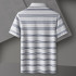 Pierre Cardin Men's Grey & Blue Striped Polo P61113013J93